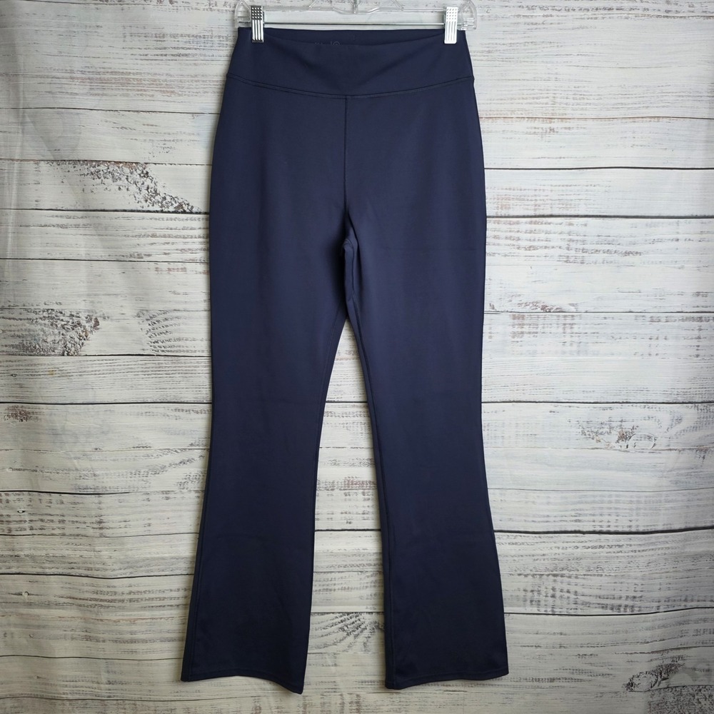 Outdoor Voices Flared Leg Leggings Womens Small Blue Stretch Drawstring Yoga